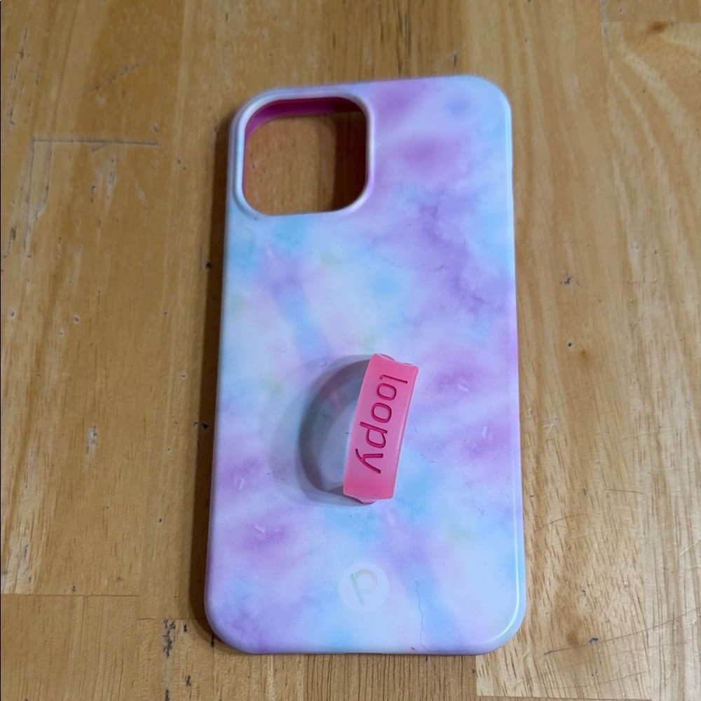 Loopy iPhone 12 Pro Max Pastel Tie-Dye Phone Case